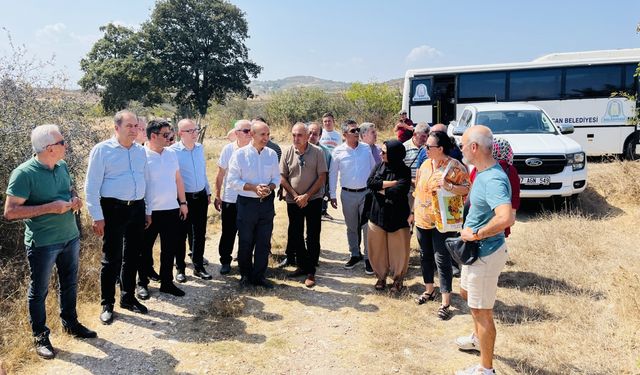 Çan Kent Konseyi üyeleri İnkaya Mağarası'nı ziyaret etti