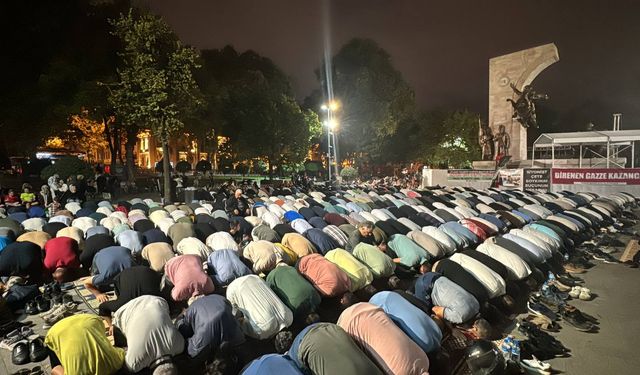 Gazze Dayanışması Platformundan İstanbul'da Filistinlilere destek