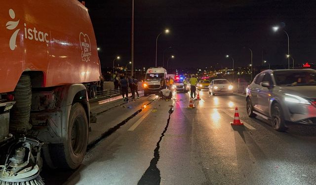 Haliç Köprüsü’ndeki trafik kazasında 1 kişi öldü