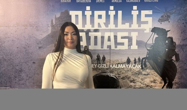 Kazakistan yapımı "Diriliş Adası" filminin basın gösterimi yapıldı