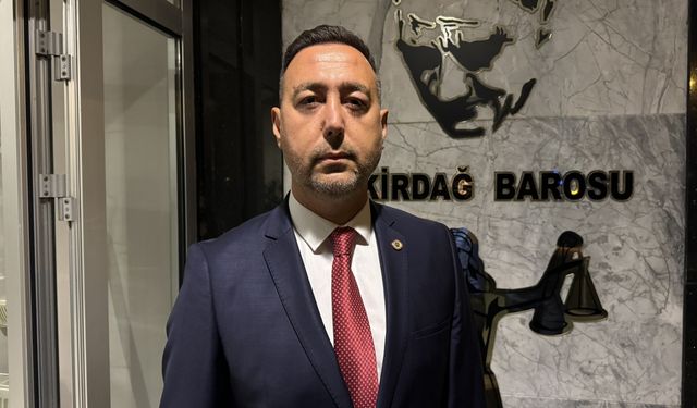 Tekirdağ Baro Başkanı Egemen Gürcün 2 yaşındaki bebeğin darbedilmesine ilişkin açıklama yaptı: