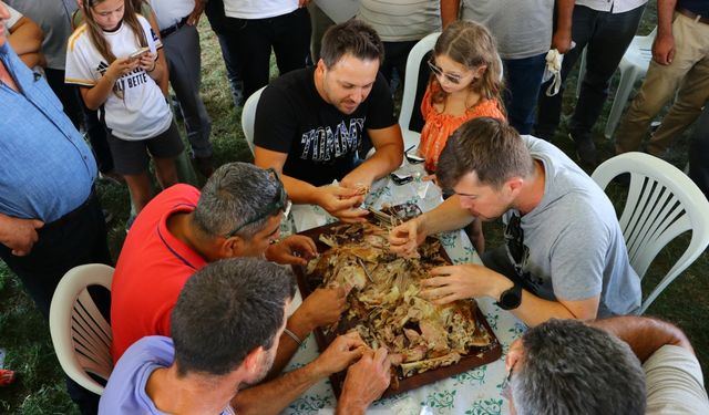 Tekirdağ'da "koç güzellik" ve "oğlak yeme" yarışmaları yapıldı