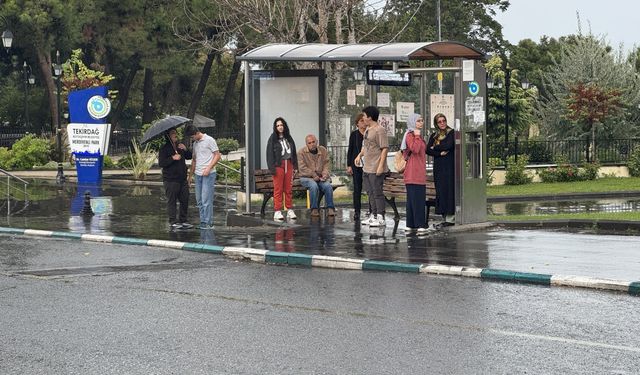 Tekirdağ'da sağanak etkili oldu