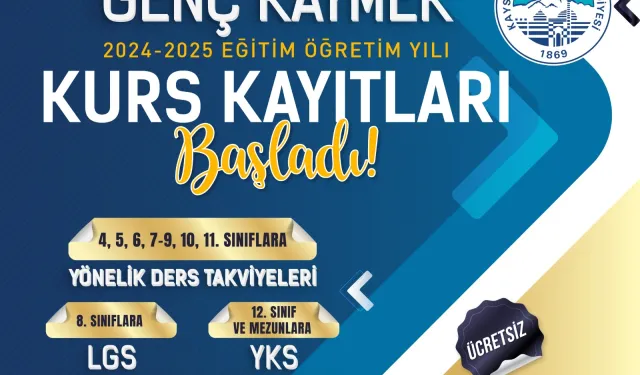 Genç KAYMEK’te 2024-2025 Eğitim öğretim yılı kurs kayıtları başladı