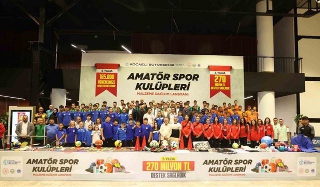 5 yılda 600 amatör spor kulübüne 270 milyon TL destek