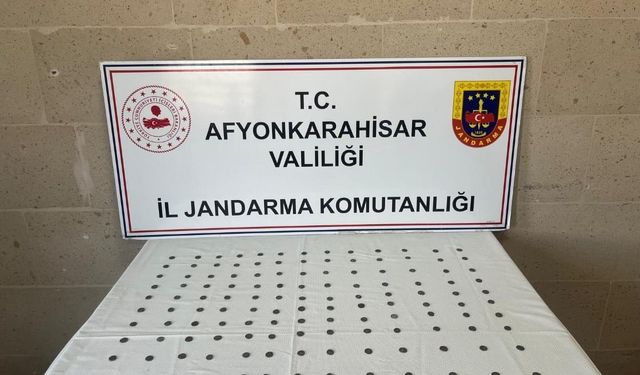 Afyonkarahisar’da tarihi eser kaçakçısı yakalandı