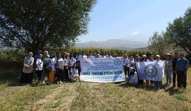 Ağrı Dağı Milli Parkı’nda öğrencilere bilgilendirme yapıldı