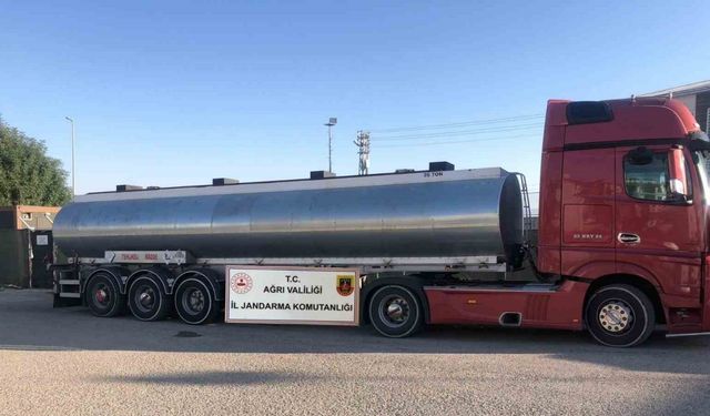 Ağrı’da 13 ton 700 litre kaçak akaryakıt ele geçirildi