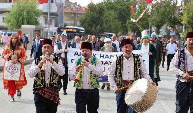 Ahilik Haftası açılışı görsel şölene dönüştü