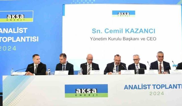 Aksa Enerji yıllık Analist Toplantısı gerçekleşti