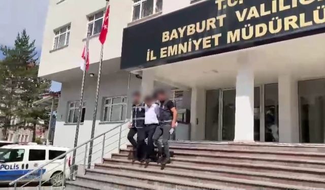 Araması olan şahıs Bayburt’ta yakalandı