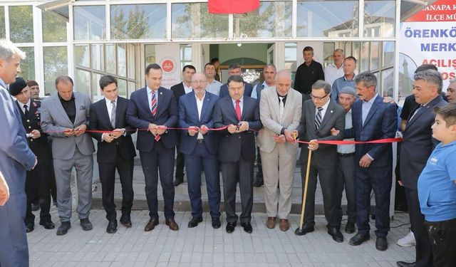 Aslanapa Örenköy’de tadilatı tamamlanan Dörtyol Merkez Camii ibadete açıldı