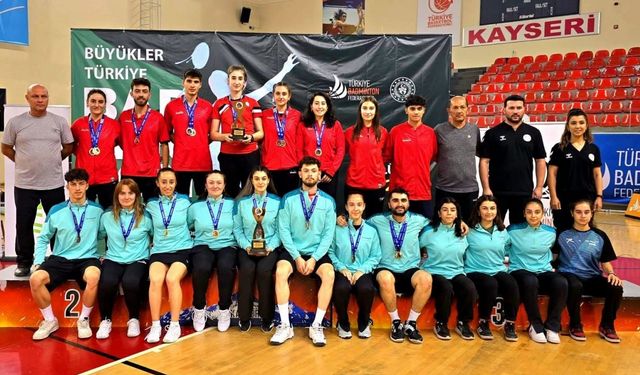 Badmintonda “Büyükler Türkiye Şampiyonu” Erzincan oldu