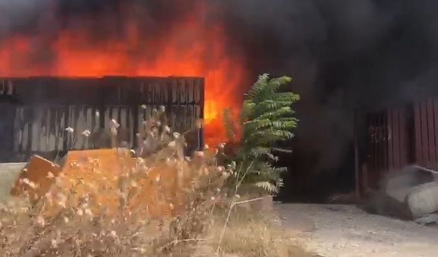 Bursa’da geri dönüşüm tesisinde yangın