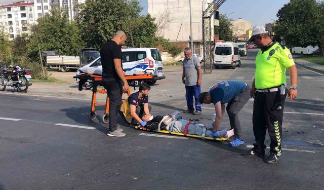 Çorlu’da trafik kazası: 1 yaralı