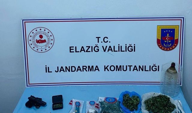 Elazığ uyuşturucuyla mücadele: 1 gözaltı