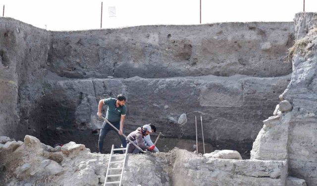 Erzurum’daki arkeolojik kazılarda 6 bin yıl öncesine dair izler ortaya çıkarılıyor