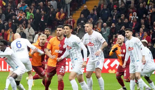 Galatasaray ile Çaykur Rizespor 45. randevuda