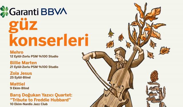 Garanti BBVA Güz Konserleri Eylül’de başlıyor