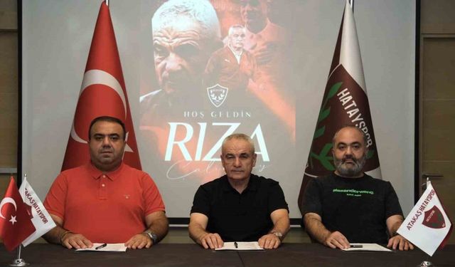 Hatayspor, Rıza Çalımbay ile sözleşme imzaladı