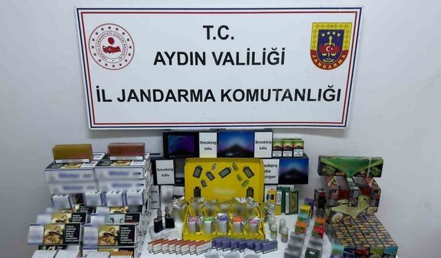 Jandarmadan kaçak sigara baskını: 1 gözaltı