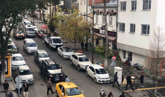 Kars’ta araç sayısı 50 bini geçti