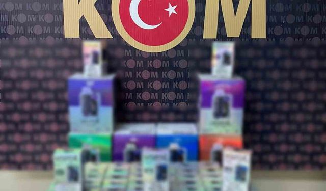 Kırıkkale’de kaçak elektronik sigara bulunduran şahsa adli işlem