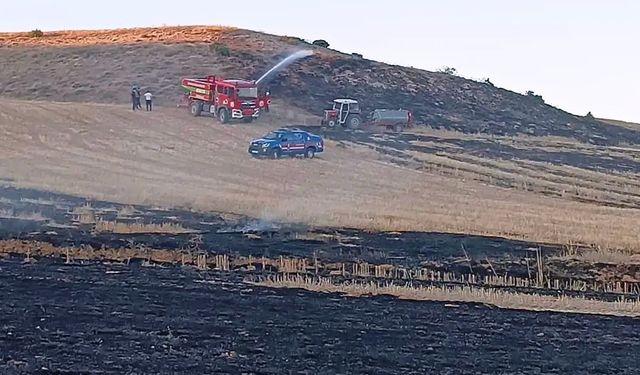 Kütahya’da anız yangını