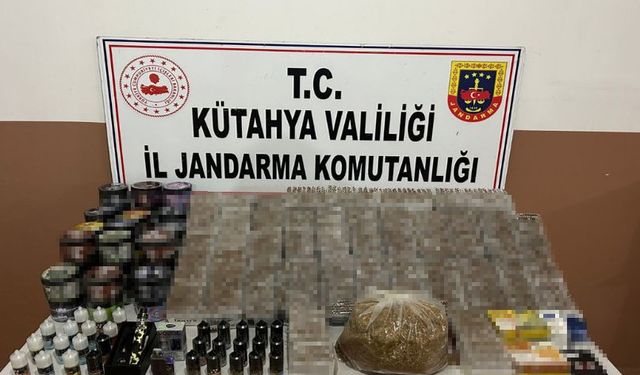 Kütahya’da jandarmadan kaçak sigara operasyonu