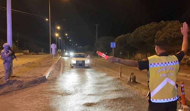 MEDAR ile gece denetimi: 12 araç trafikten men edildi