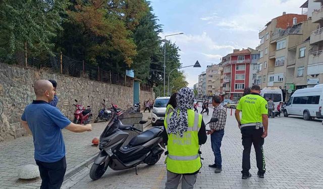 Okul önleri ve çevrelerinde trafik denetimi yapıldı