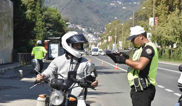 Ordu’da bir haftada 17 binden fazla araç ve sürücüsü denetlendi