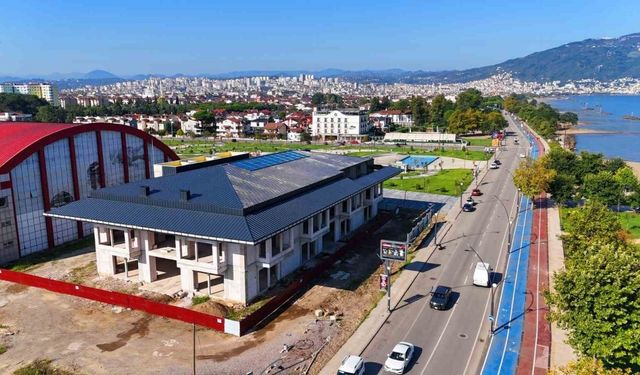 Ordu’da ‘Gençlik Kütüphanesi’nin kaba inşaatı tamamlandı