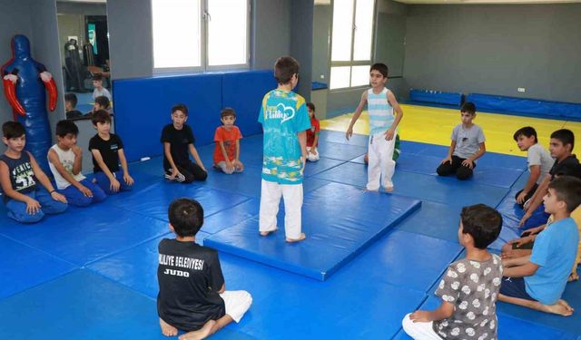 Şanlıurfa’da minikler judo kursu ile gelişimlerine katkı sağlıyor