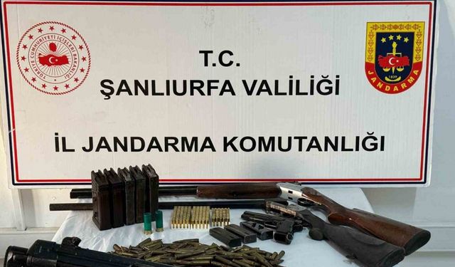 Şanlıurfa’da silah kaçakçılığı operasyonunda 5 gözaltı