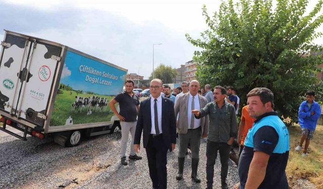 Turgutlu’da sağanak yağış hasara neden oldu