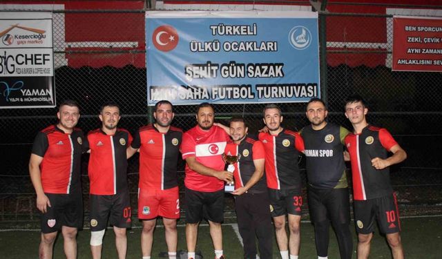 Türkeli’de Halı Saha Futbol Turnuvası sona erdi