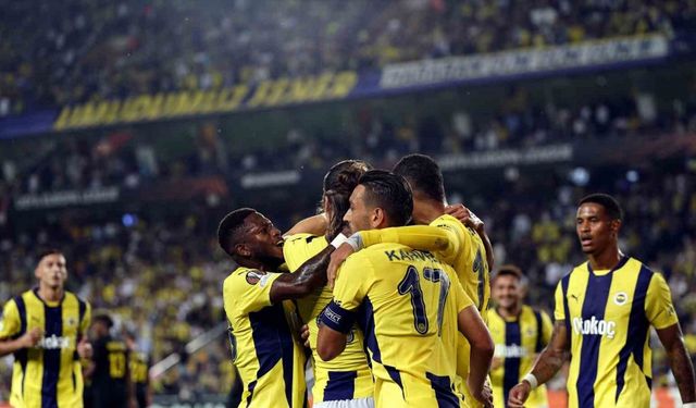 UEFA Avrupa Ligi: Fenerbahçe: 1 - Union Saint-Gilloise 0 (İlk yarı)