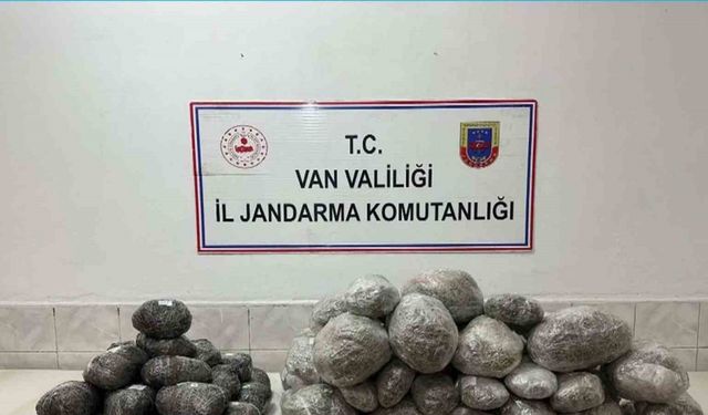 Van’da 107 kilo uyuşturucu ele geçirildi