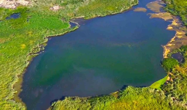 Van’da sönmüş lavların arasındaki göl ilk kez görüntülendi