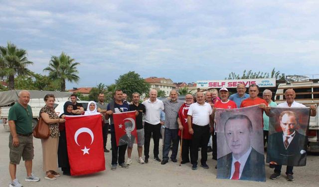 ’Yol’ için Sinop Valiliği’ne yürüyorlar