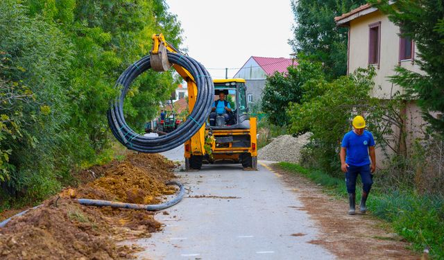 Uzakkışla Mahallesi’nin 4 bin metrelik içme suyu hattı kısa sürede yenilendi