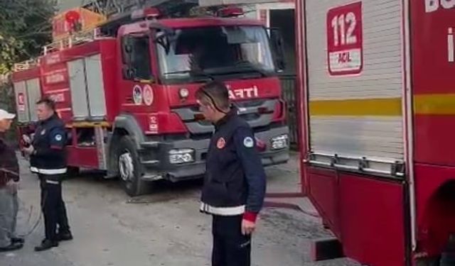 Yol çalışmasında doğal gaz borusu delindi, ekiplerin erken müdahalesi faciayı önledi