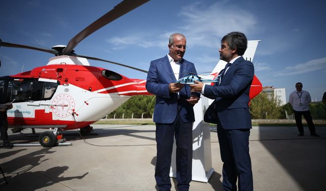 Çanakkale ve çevre illere hizmet verecek helikopter ambulans göreve başladı