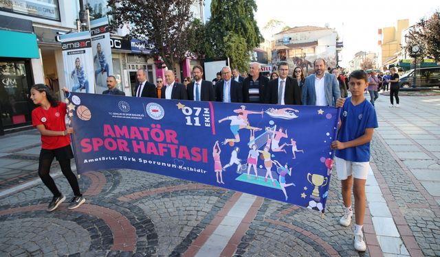 Edirne'de "Amatör Spor Haftası" açılış programıyla başladı