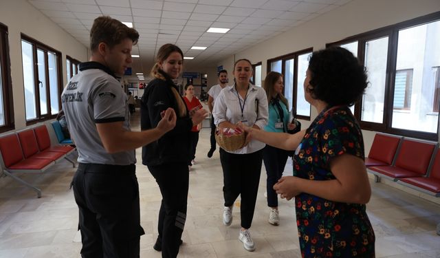 Edirne'de Dünya El Hijyeni Günü'nde sabun dağıtıldı