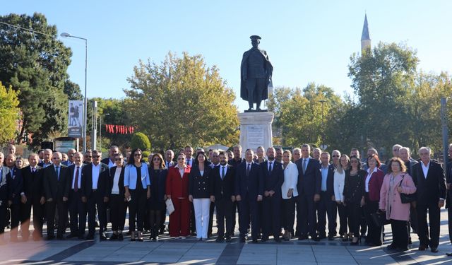 Edirne'de Muhtarlar Günü törenle kutlandı