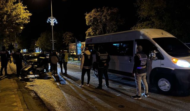 Edirne'de polis ekipleri "şok uygulama" gerçekleştirdi