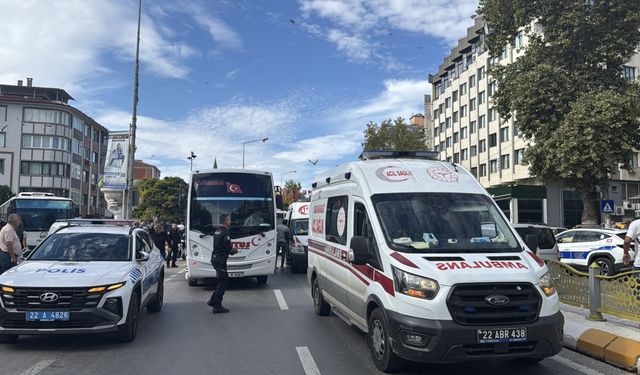 Edirne'de silahla vurulan motosiklet sürücüsü yaralandı