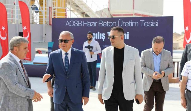 Adana OSB’de İkinci Beton Santrali Hizmete Girdi